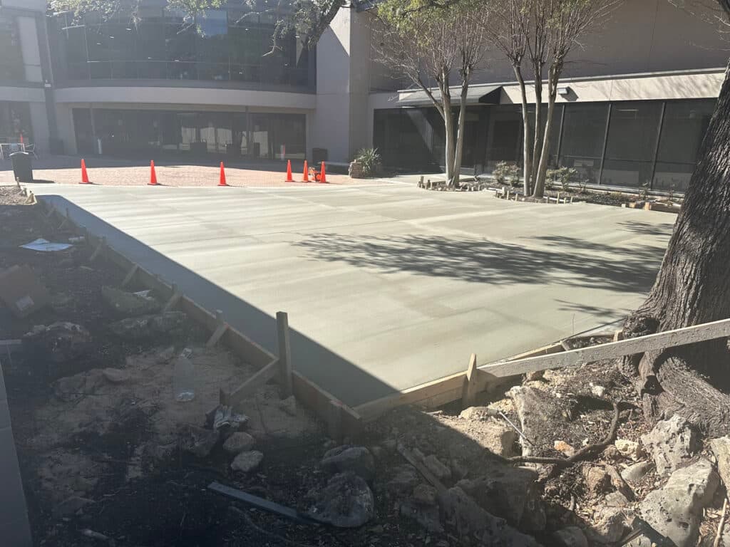 Commercial Parking Lot - Downtown Allen Shopping Center